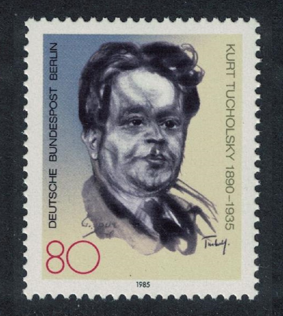 Berlin Kurt Tucholsky writer and journalist 1985 MNH SG#B711