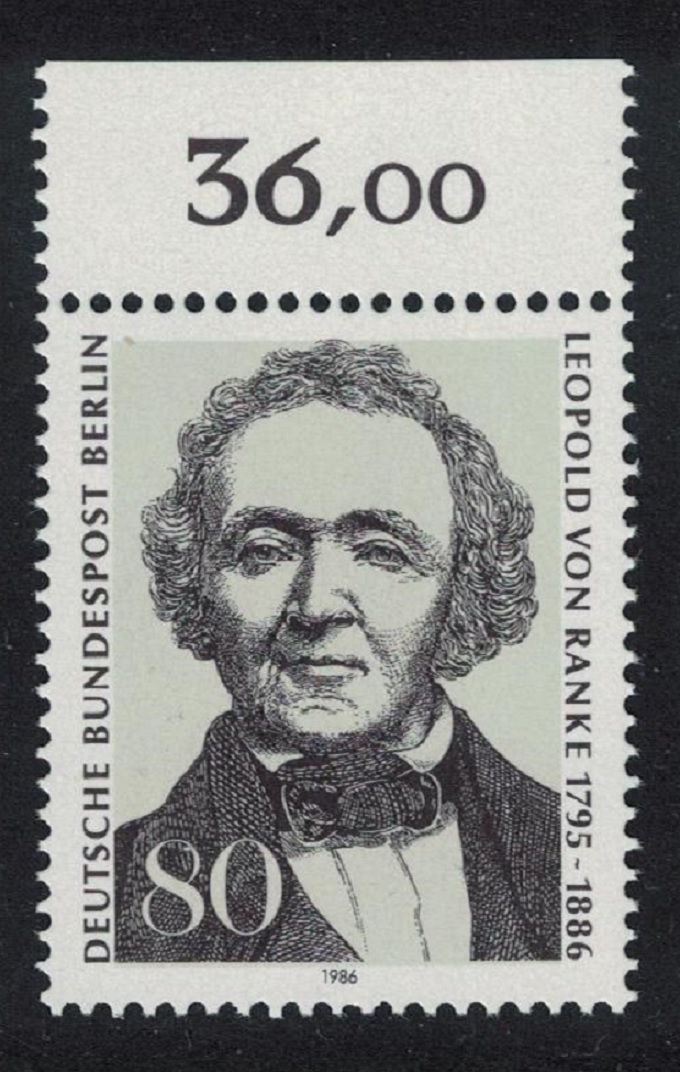 Berlin Leopold von Ranke historian Top Margin 1986 MNH SG#B721