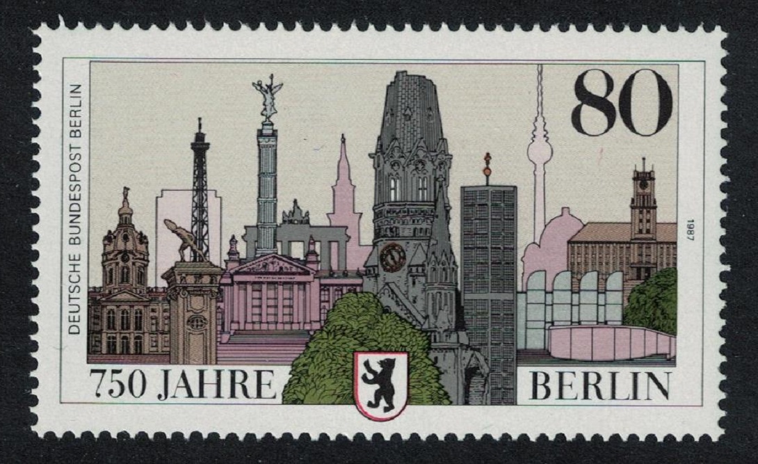 Berlin 750th Anniversary of Berlin 1987 MNH SG#B760