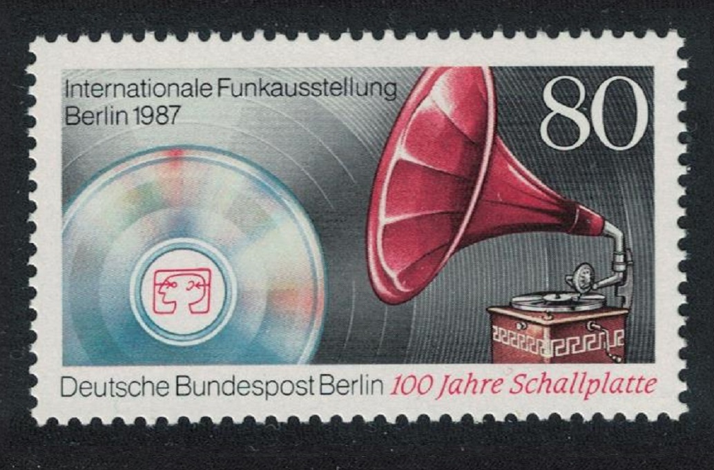 Berlin Gramophone Record 1987 MNH SG#B772