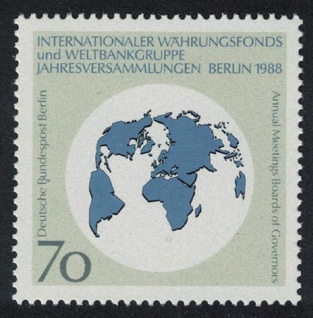 Berlin International Monetary Fund 1988 MNH SG#B809