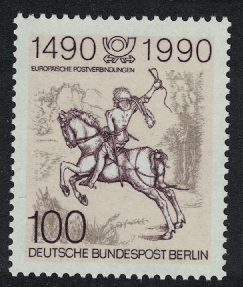 Berlin 500th Anniversary of Regular European Postal Services 1990 MNH SG#B839