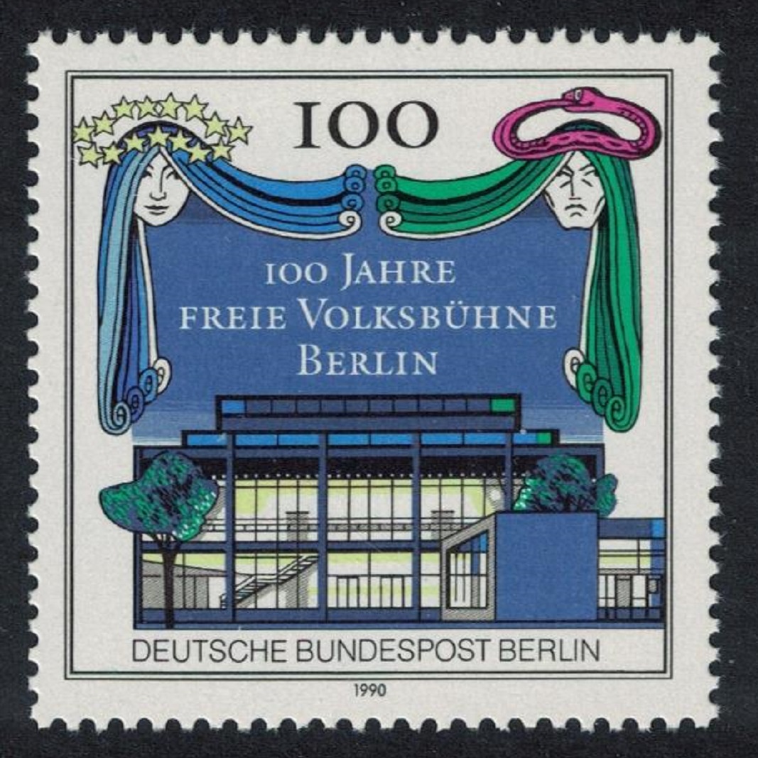 Berlin National Free Theatre Berlin 1990 MNH SG#B840