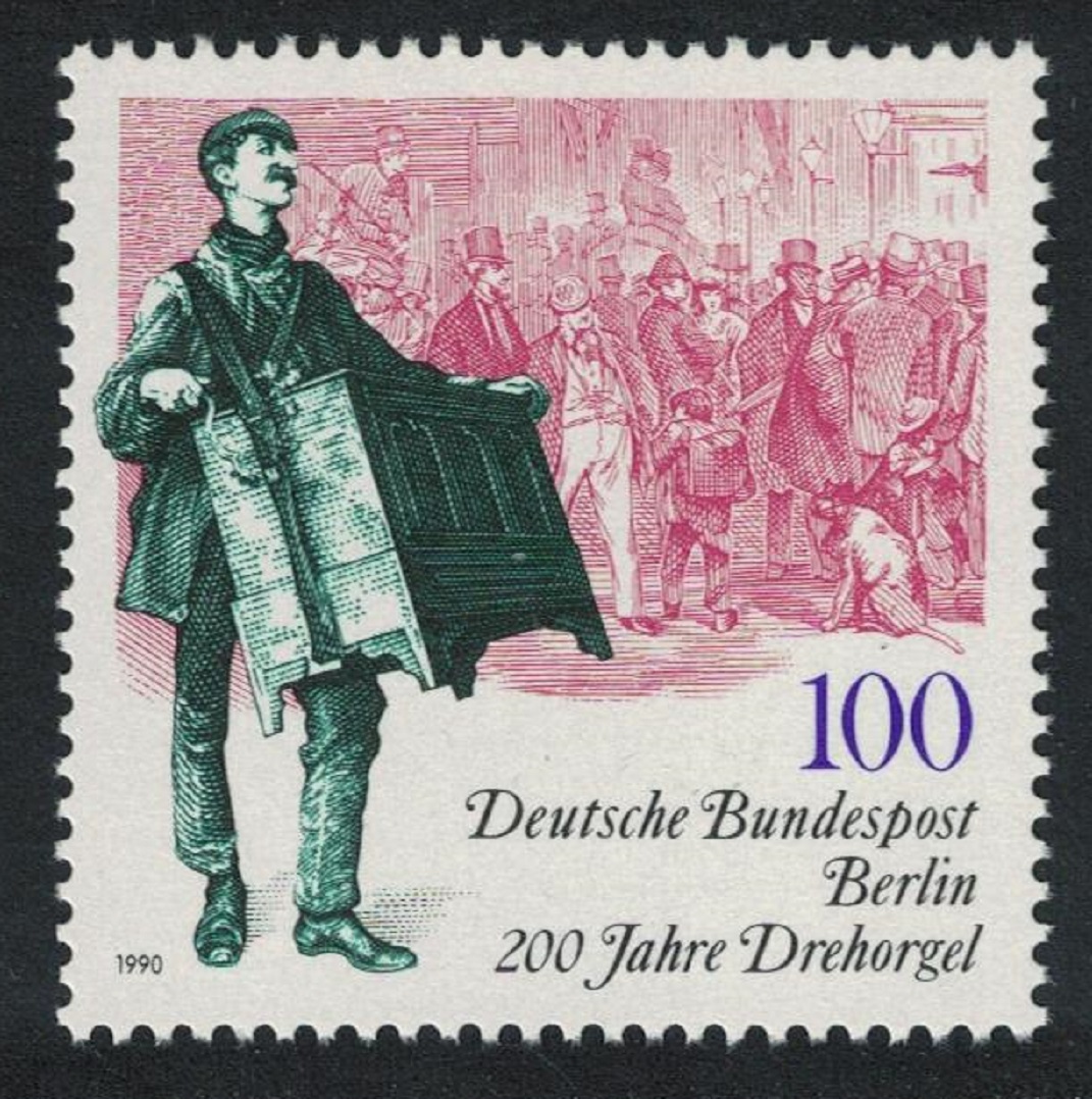 Berlin Music Barrel-organ 1990 MNH SG#B849