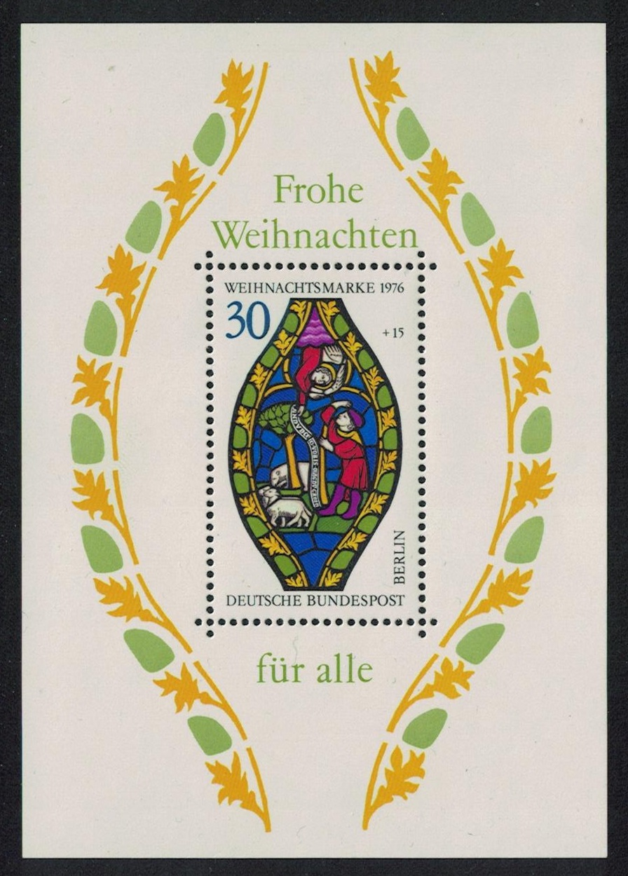 Berlin Christmas MS 1976 MNH SG#MSB515