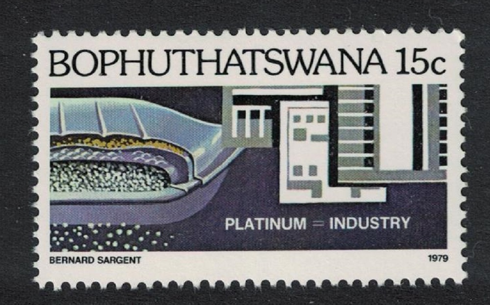 Bophuthatswana Platinum granules Platinum industry 15c 1979 MNH SG#48