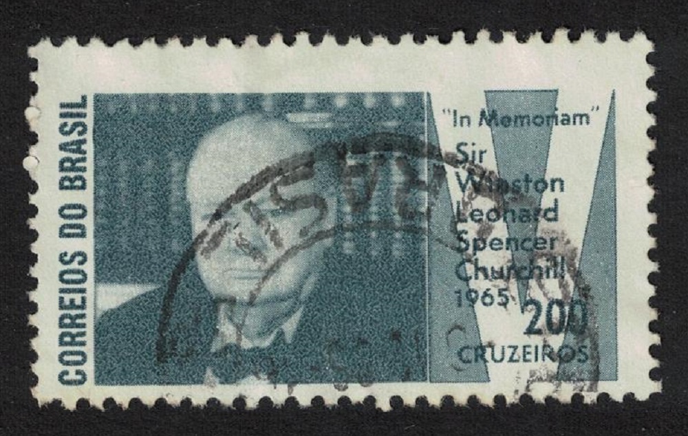 Brazil Winston Churchill Commemoration 1965 Canc SG#1122