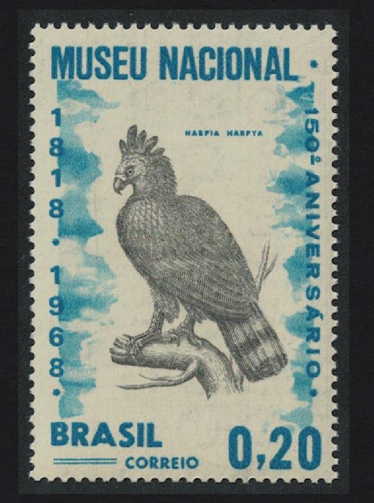 Brazil Harpy Eagle Bird 1968 MNH SG#1215 MI#1173 Sc#1084