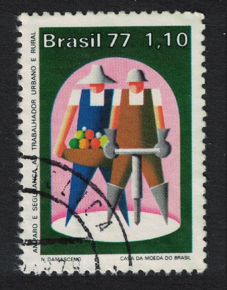 Brazil Industrial Protection and Safety 1977 Canc SG#1656