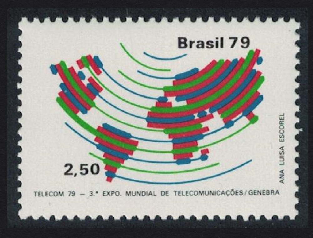 Brazil 3rd World Telecommunications Exhibition Geneva 1979 MNH SG#1791