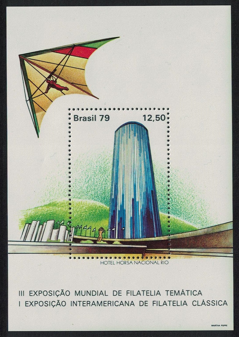 Brazil Icarus Flight &#39;Braziliana 79&#39; MS 1979 MNH SG#MS1772 Sc#1619