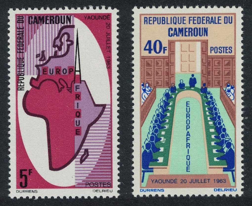 Cameroun Europafrique 2v 1965 MNH SG#389-390