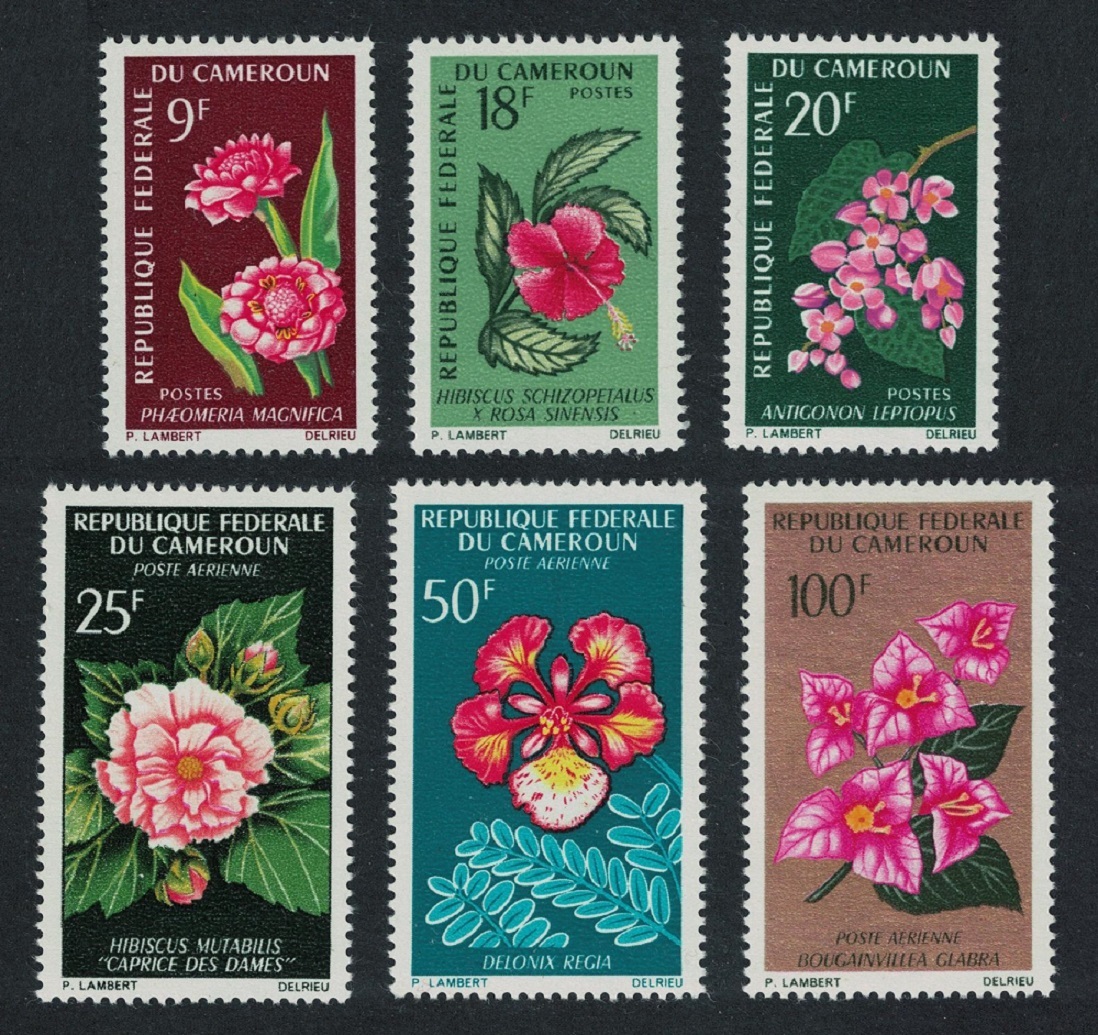 Cameroun Flowers 6v issue 20 May 1966 MNH SG#423=429 MI#463-468