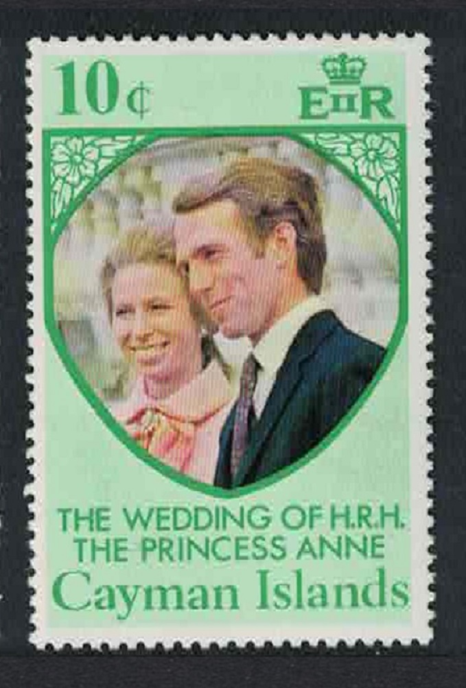 Cayman Islands Royal Wedding Princess Anne 10c 1973 MNH SG#336