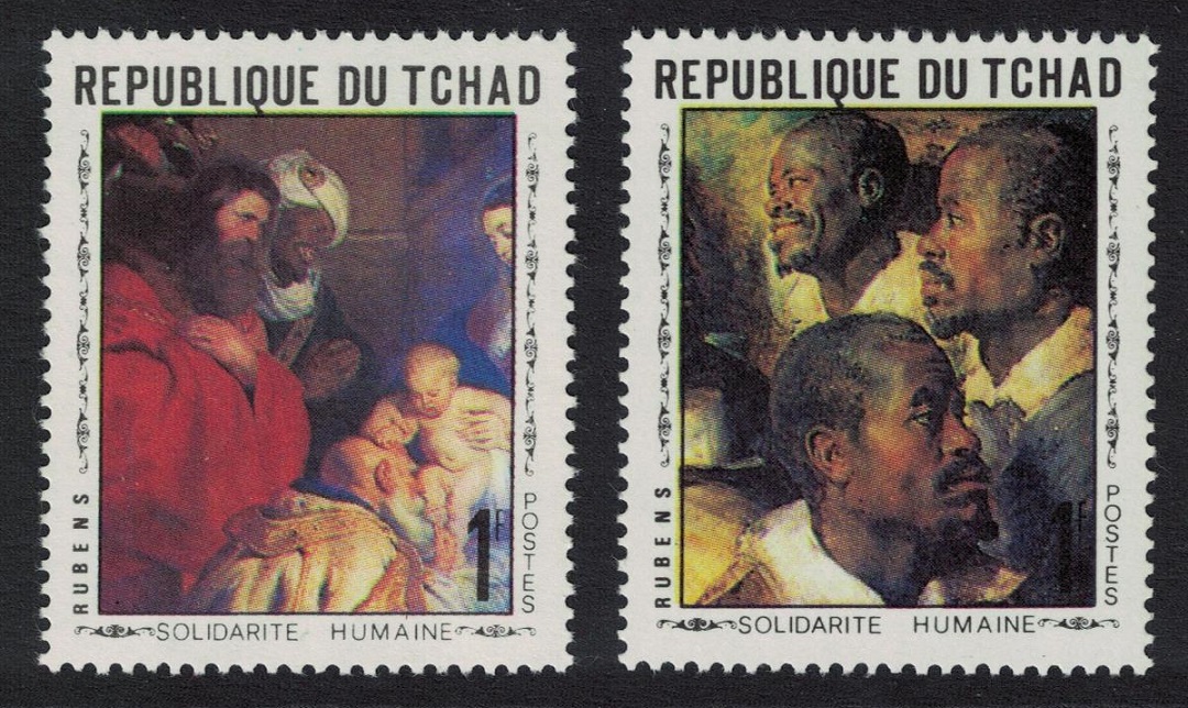 Chad Paintings Rubens 2v 1969 MNH SG#270-271