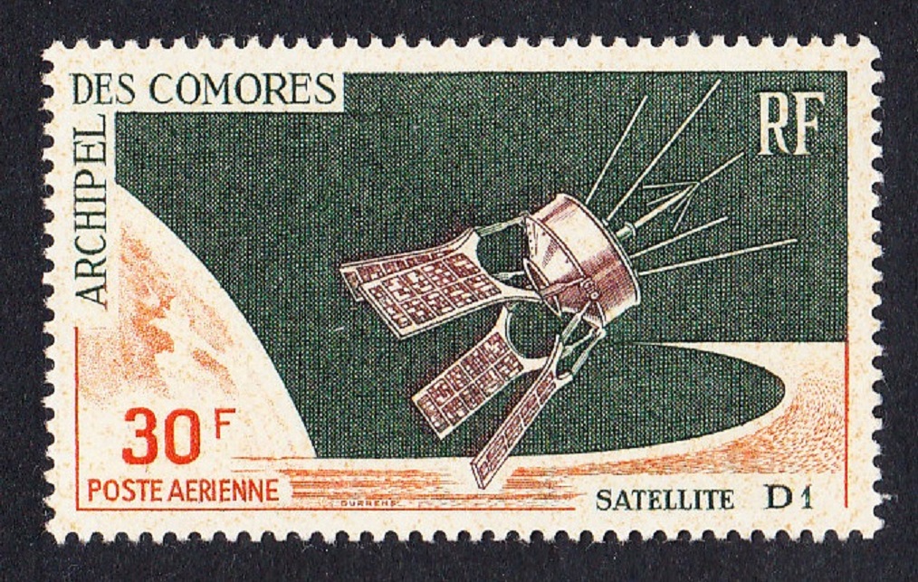 Comoro Islands Space Satellite D-1 1966 MNH SG#55 MI#74 Sc#C17