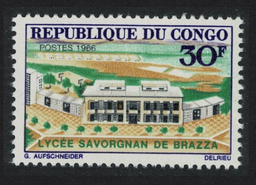 Congo Savorgnan de Brazza High School 1966 MNH SG#105