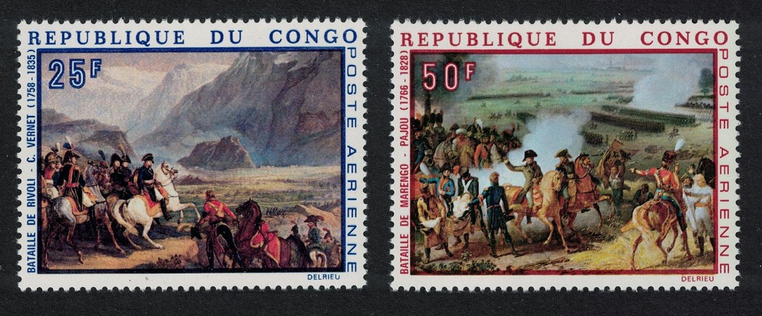 Congo Birth Bicentenary of Napoleon Bonaparte 2v 1969 MNH SG#170-171