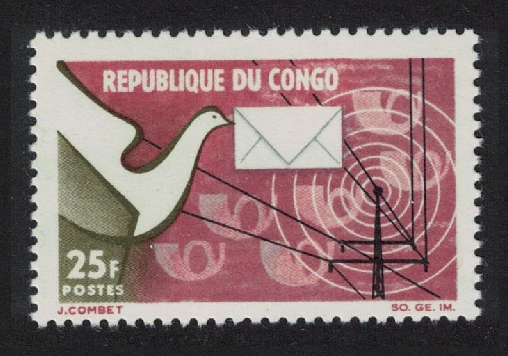 Congo Birds Posts and Telecommunications Office 1965 MNH SG#59