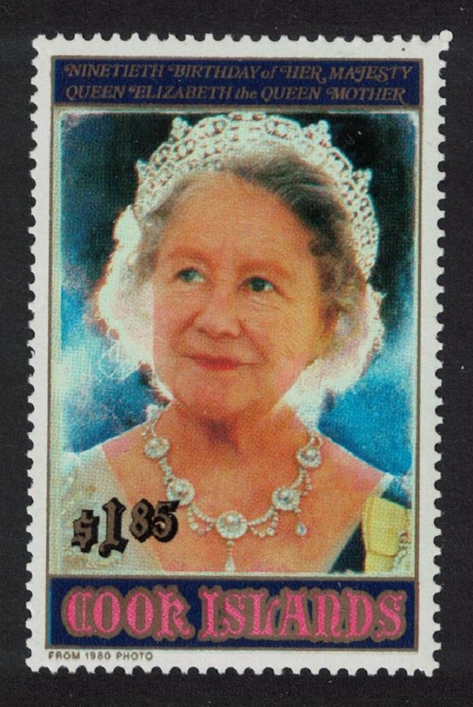 Cook Islands 90th Birthday of Queen Elizabeth the Queen Mother 1990 MNH SG#1246