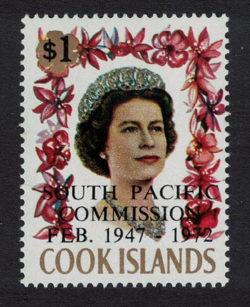 Cook Islands &#39;SOUTH PACIFIC COMMISSION&#39; Overprint 1972 MNH SG#372