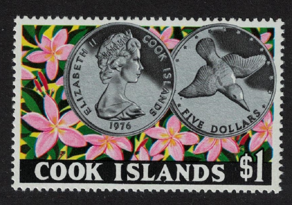 Cook Islands Bird Coin Environment 1976 MNH SG#563 Sc#464