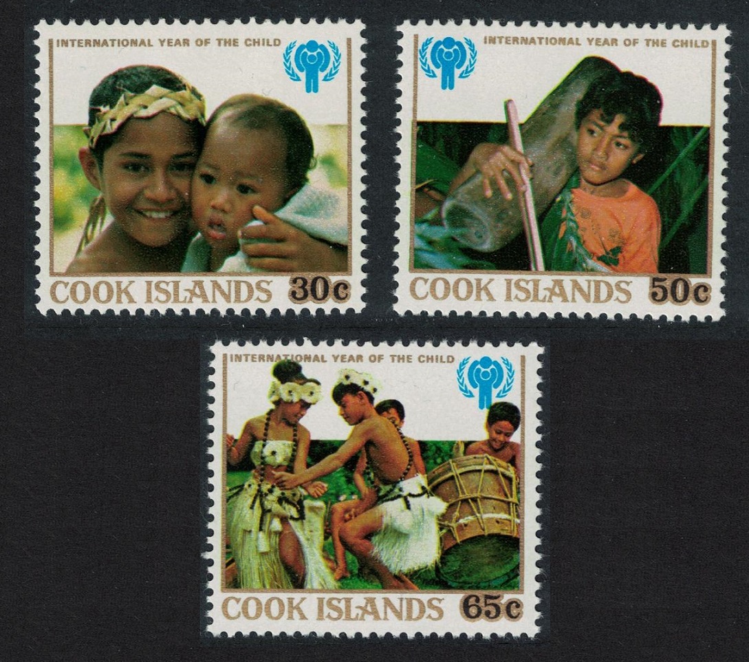 Cook Islands International Year of the Child 3v 1979 MNH SG#649-651