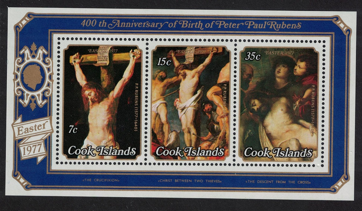 Cook Islands Easter 400th Birth Anniversary of Rubens MS 1977 MNH SG#MS574 Sc#473a