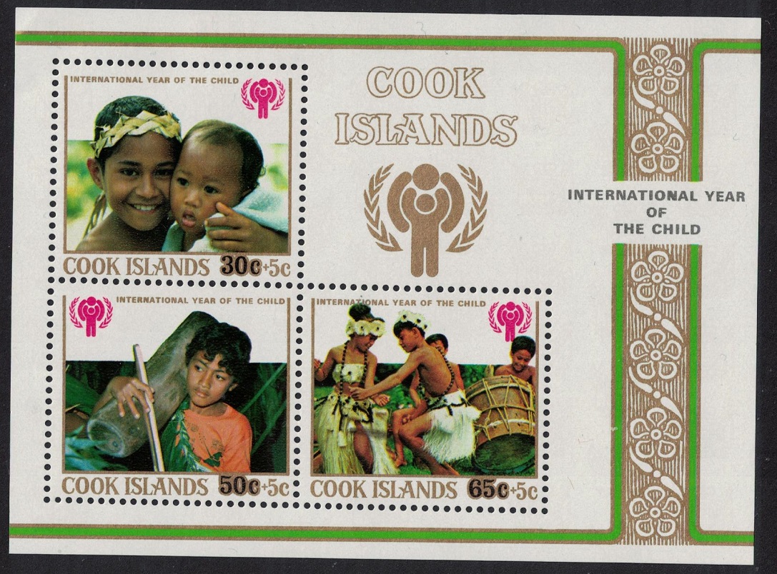 Cook Islands International Year of the Child MS 1979 MNH SG#MS652