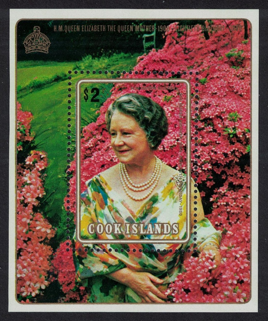 Cook Islands 80th Birthday of the Queen Mother MS 1980 MNH SG#MS702