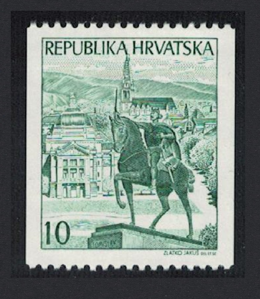 Croatia King Tomislav Monument Zagreb 1992 MNH SG#183