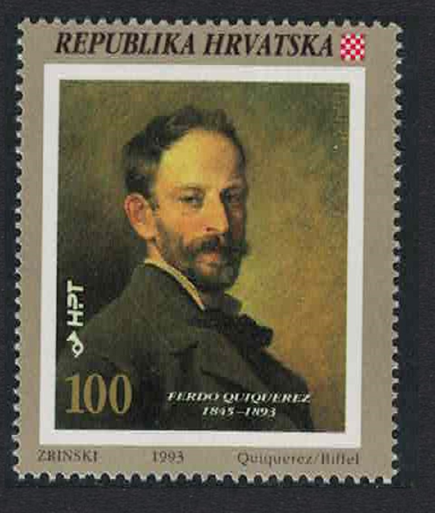 Croatia Ferdo Quiquerez painter 1993 MNH SG#223