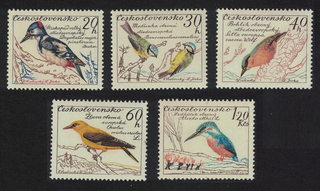 Czechoslovakia Birds 5v 1959 MNH SG#1120=1126