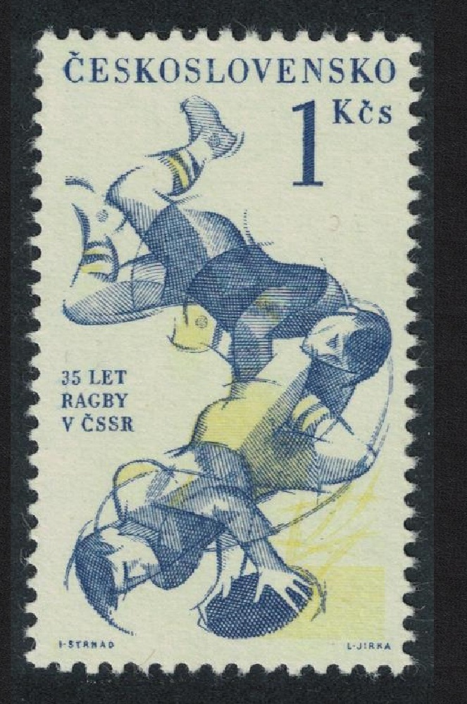 Czechoslovakia Rugby Sport 1961 MNH SG#1205