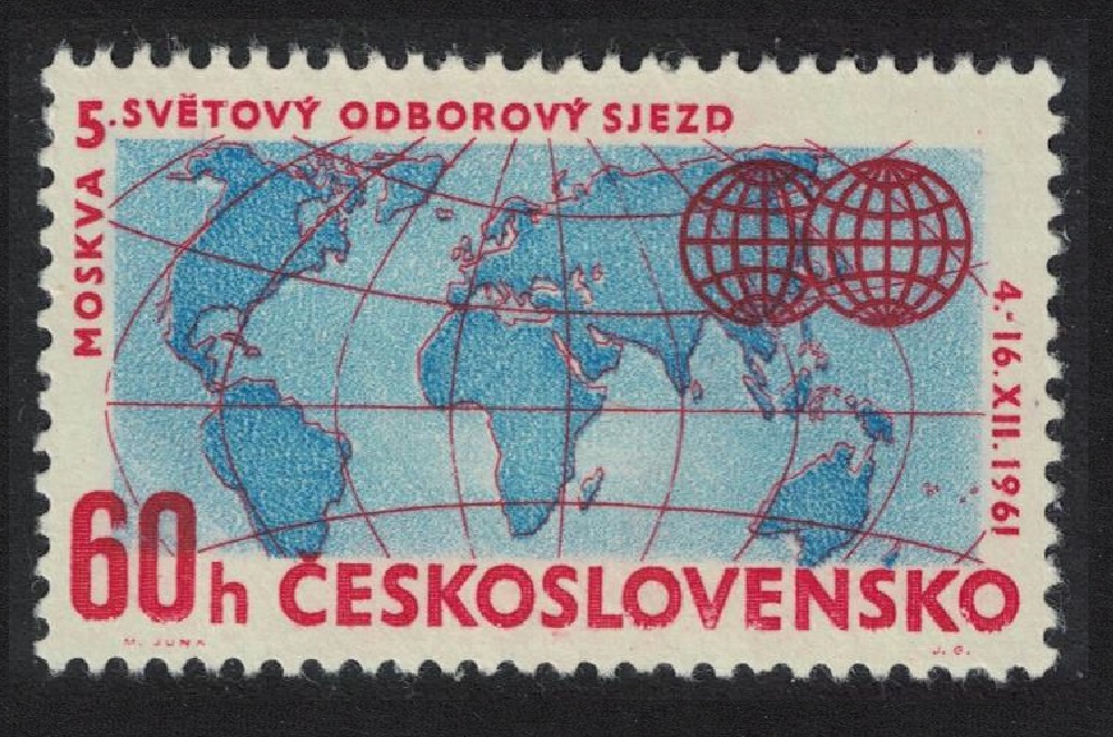 Czechoslovakia Fifth WFTU Congress Moscow 1961 MNH SG#1266