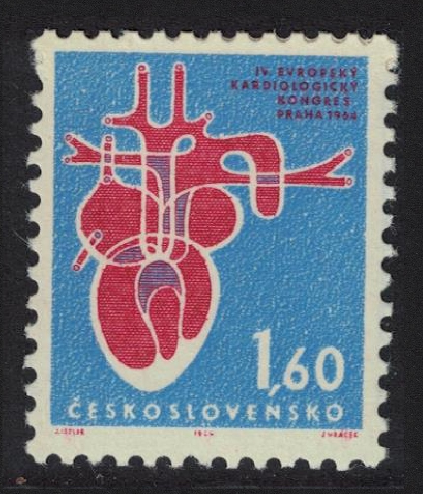 Czechoslovakia Fourth European Cardiological Congress Prague 1964 MNH SG#1435