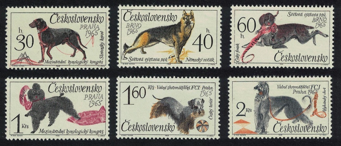 Czechoslovakia Dogs Canine Events 6v 1965 MNH SG#1493-1498 MI#1542-1547