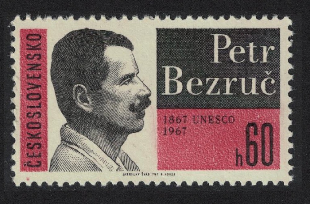 Czechoslovakia Birth Centenary of Petr Bezruc poet 1967 MNH SG#1668