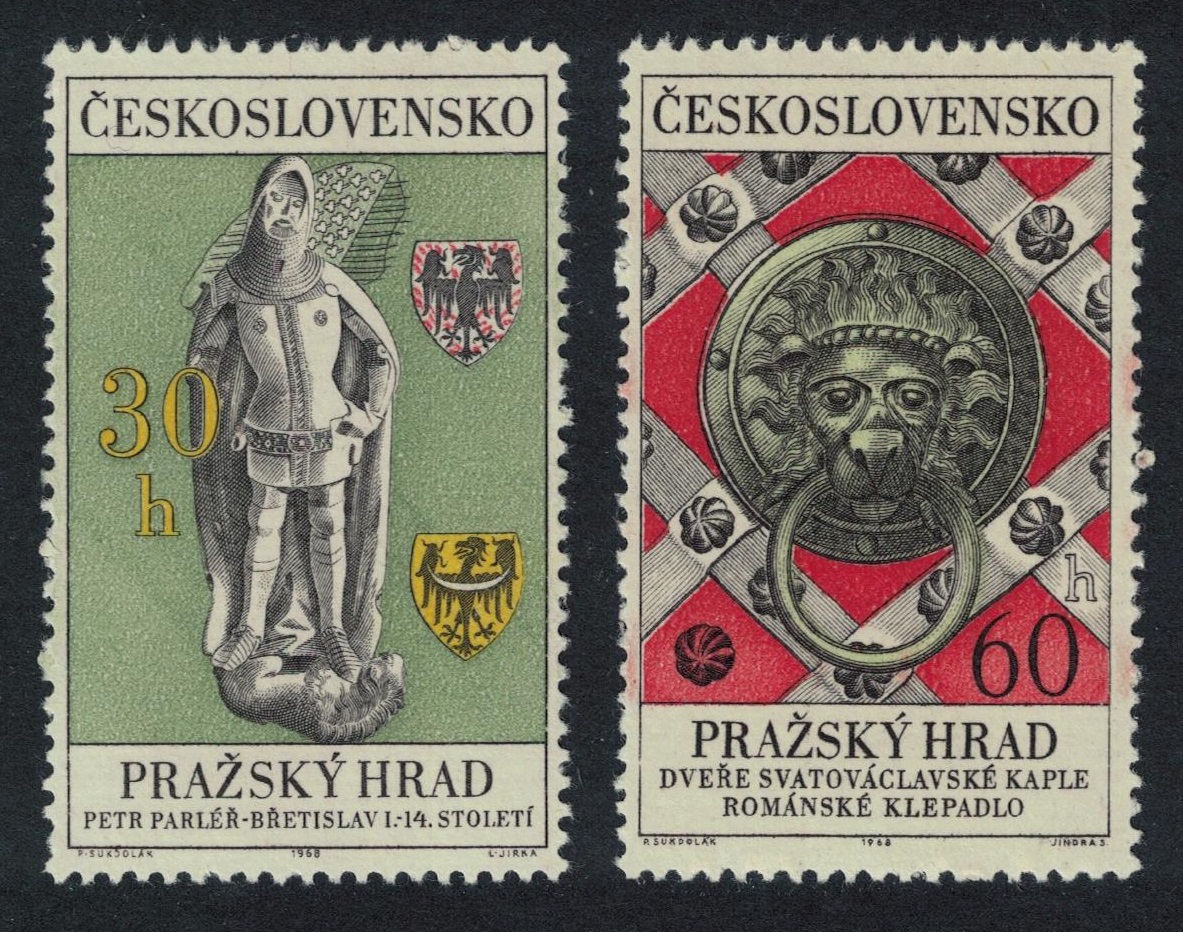 Czechoslovakia Prague Castle 4th series 2v 1968 MNH SG#1740-1741