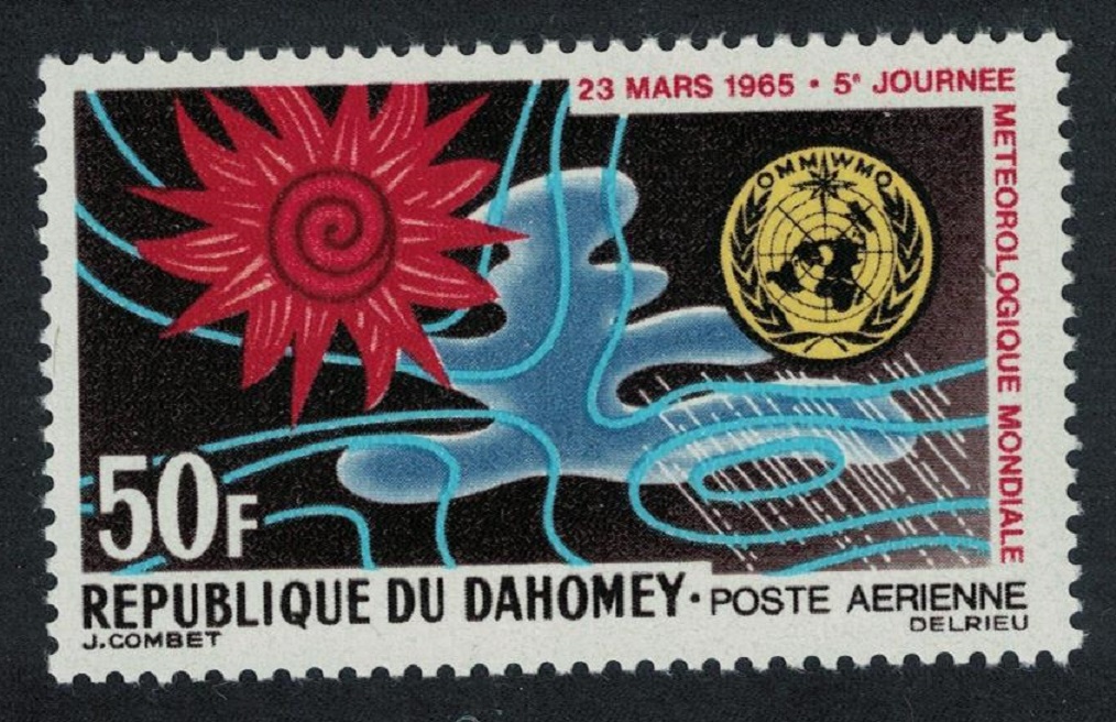 Dahomey World Meteorological Day 1965 MNH SG#218 MI#246 Sc#C25