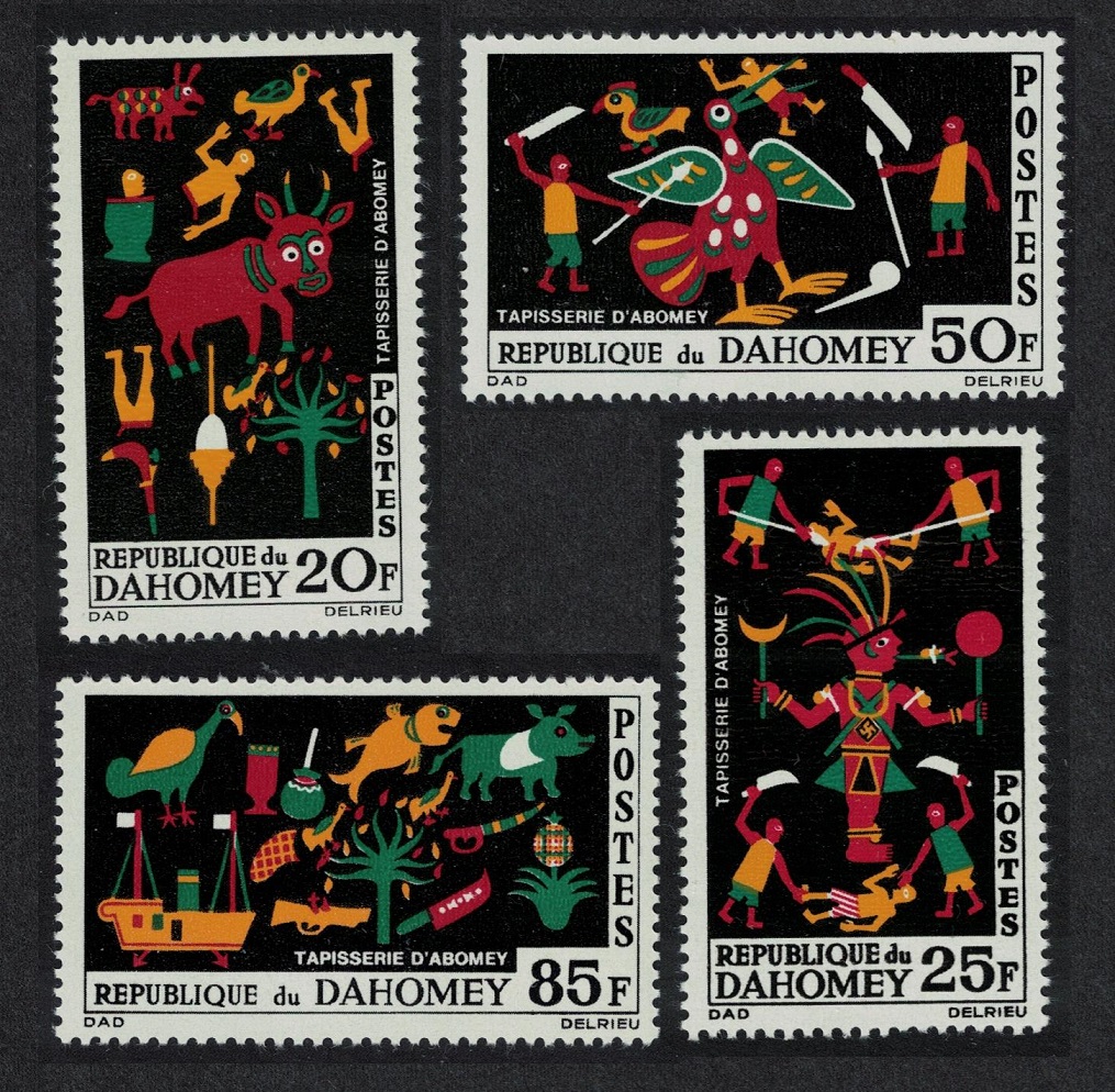 Dahomey Abomey Rug-weaving 4v 1965 MNH SG#219-222