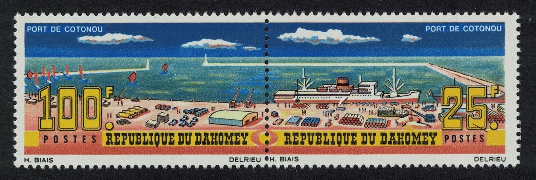 Dahomey Ships Inauguration of Cotonou Port 2v 1965 MNH SG#228-229 MI#256-257