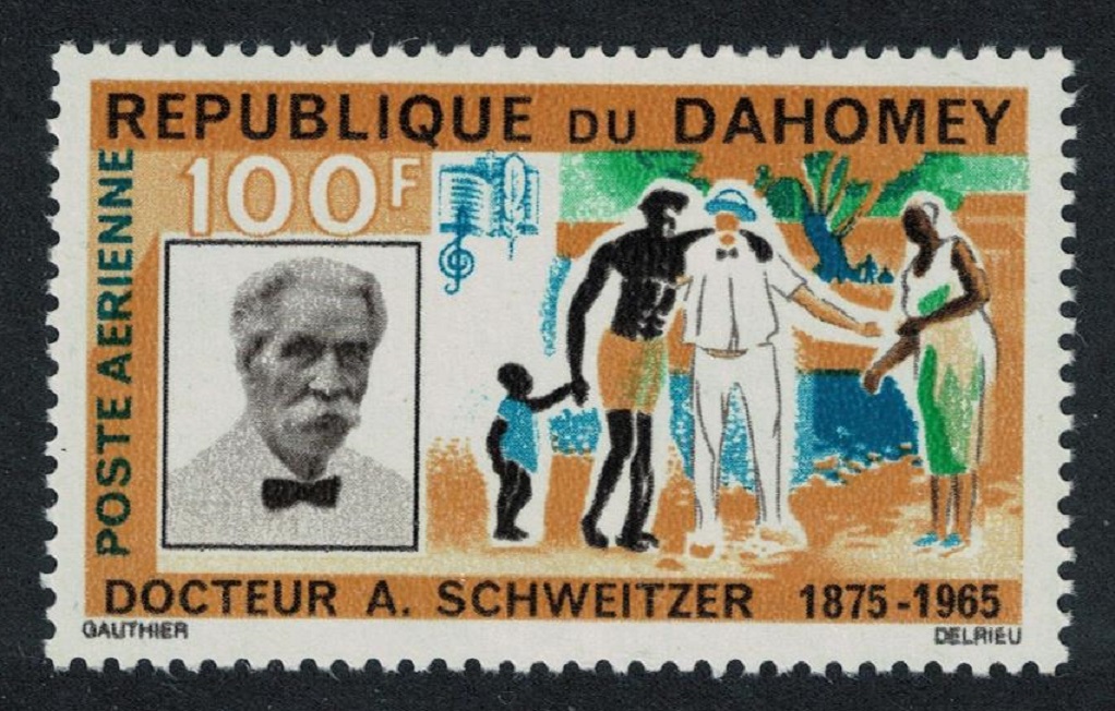 Dahomey Dr. Schweitzer Commemoration 1966 MNH SG#238 MI#266