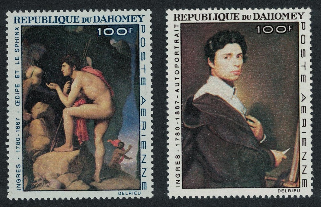 Dahomey Ingres painter 2v 1967 MNH SG#282-283 MI#307-308