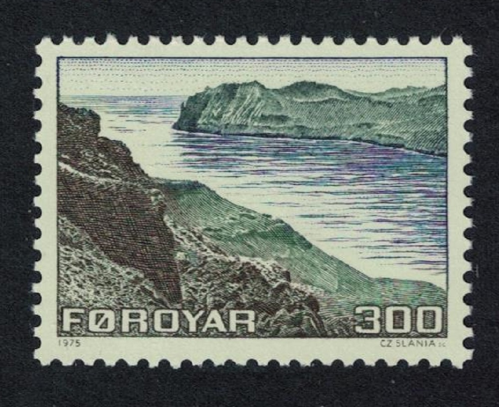 Faroe Islands Landscapes 300 ore Key Value 1975 MNH SG#16 MI#17 Sc#17