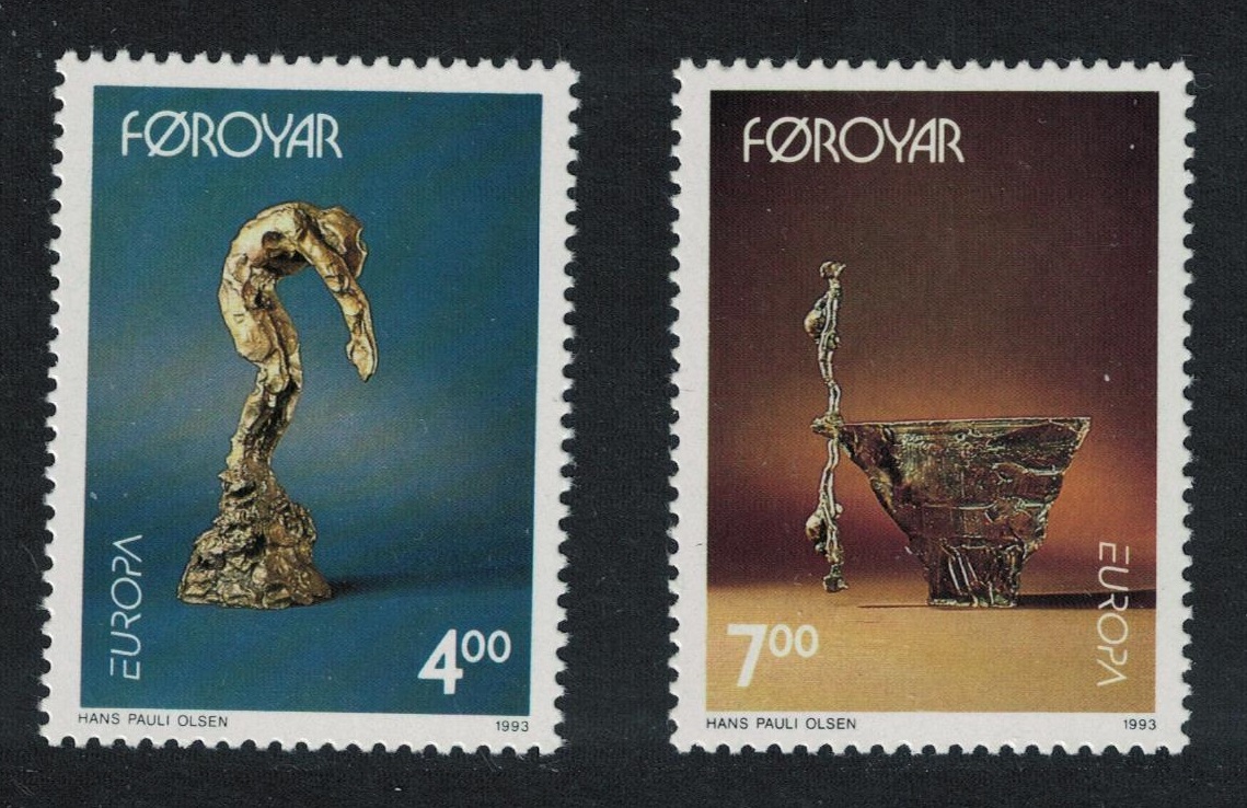 Faroe Islands Contemporary Art Europa CEPT 2v 1993 MNH SG#241-242 Sc#252-253