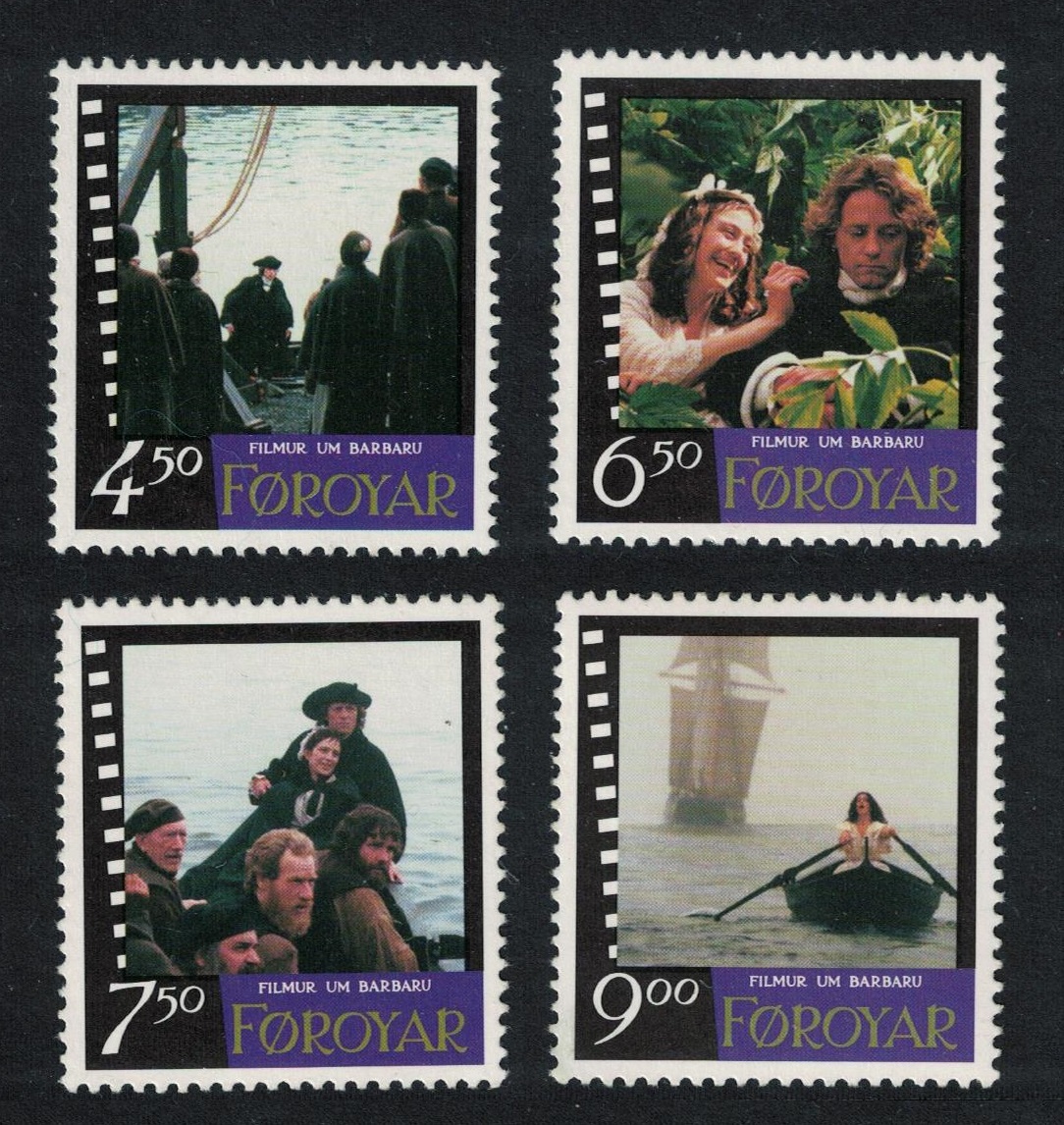 Faroe Islands &#39;Barbara&#39; Film 4v 1997 MNH SG#332-335 Sc#324-327