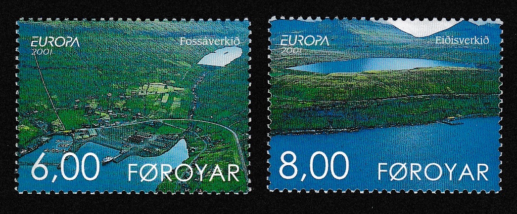 Faroe Islands Water Resources Europa CEPT 2v 2001 MNH SG#413-414 Sc#401-402