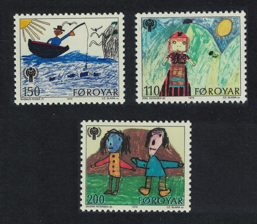 Faroe Islands International Year of Child 3v 1979 MNH SG#44-46 Sc#45-47