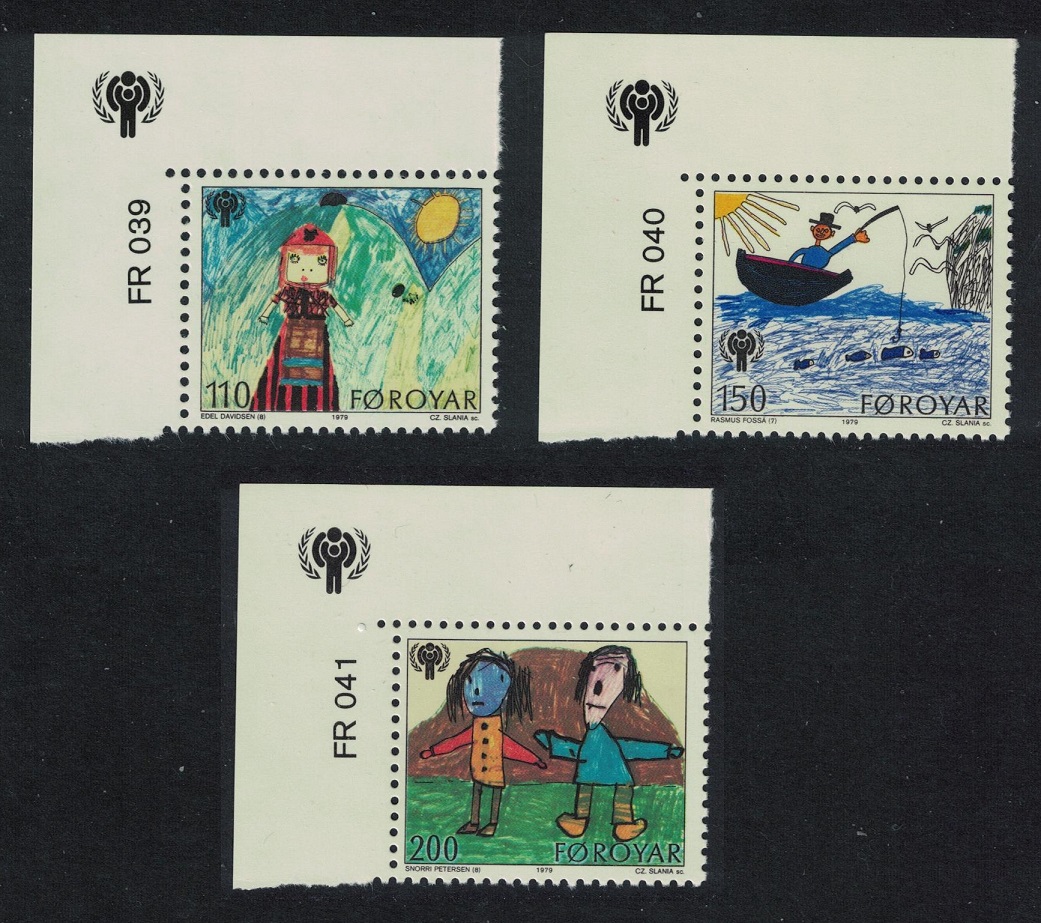 Faroe Islands International Year of Child 3v Corners 1979 MNH SG#44-46 Sc#45-47